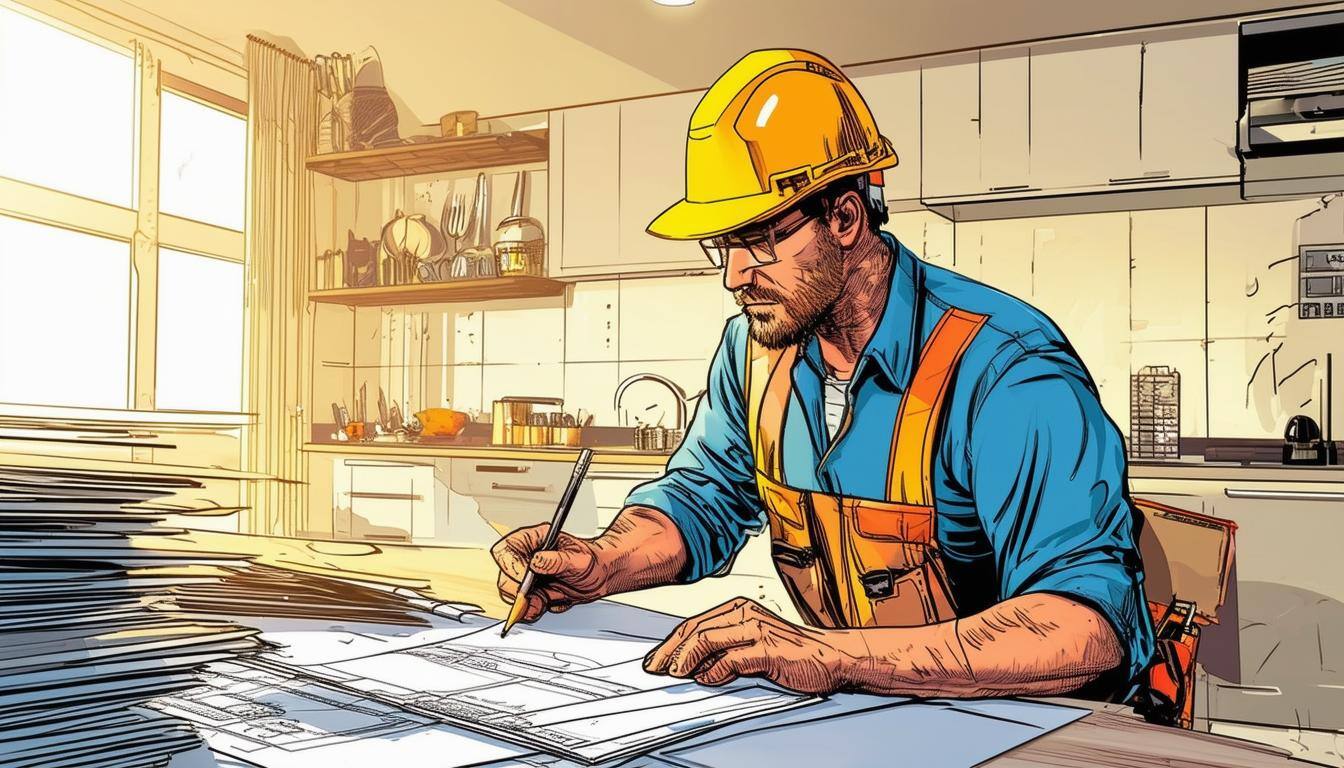 A tradie trying to put together a business plan at home